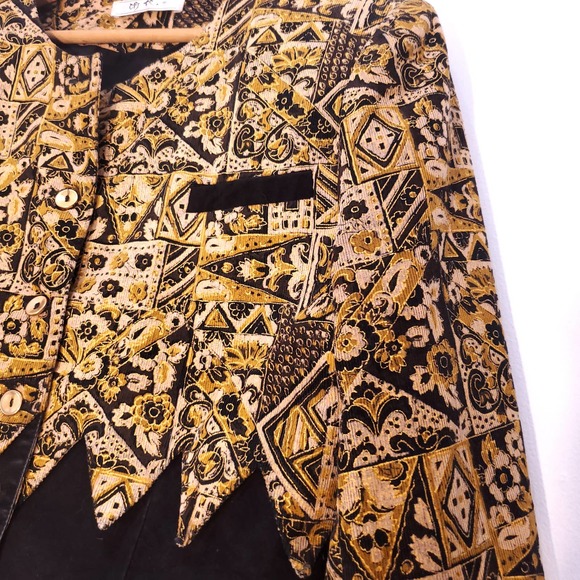 Vintage | Funky Patterned Retro Jacket M - Picture 3 of 10